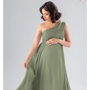 Kennedy Blue Jazz Bridesmaid Dress - Moss Color - Maternity or Regular